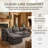 105" Modular L-Shape Sectional with Ottoman, Soft Chenille Fabric, 3-Seat-1438868625
