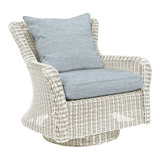 Sag Harbor Swivel Rocking Chair with Cushions 