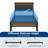 Upholstered Bed Frame with Charging Station and Storage Headboard-204282726-204282734