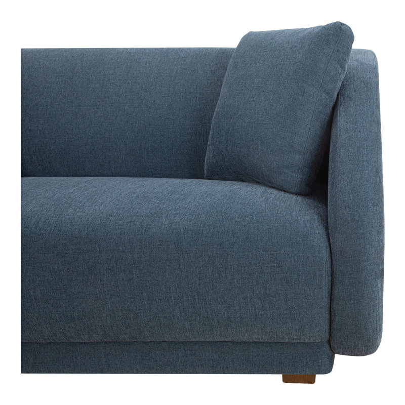 Canapé modulaire 3 pièces Rae, Polyester bleu