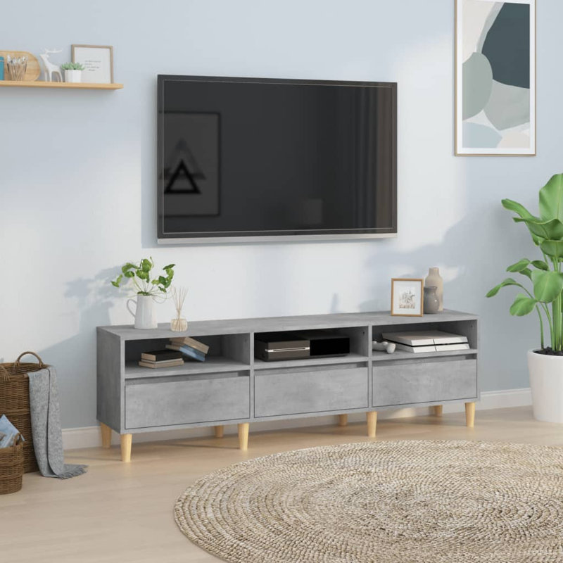 Earle TV Stand for TVs up to 32", Concrete Grey