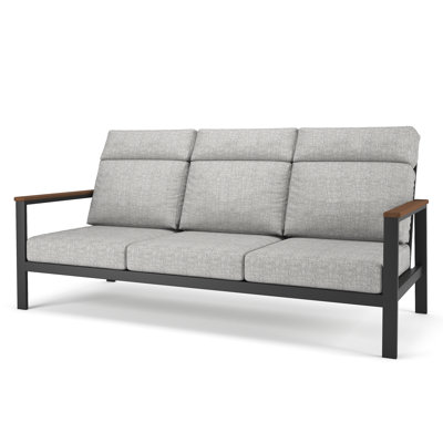 Dixon Metal Outdoor Sofa With Sunbrella Cushion by Birch Lane