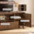 70" Modern Fluted TV Stand for TVs up to 80" with Open Storage, 2 Drawers & Adjustable Shelves-117550348