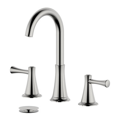 Konya 2-handle Bathroom Faucet with Drain Assembly