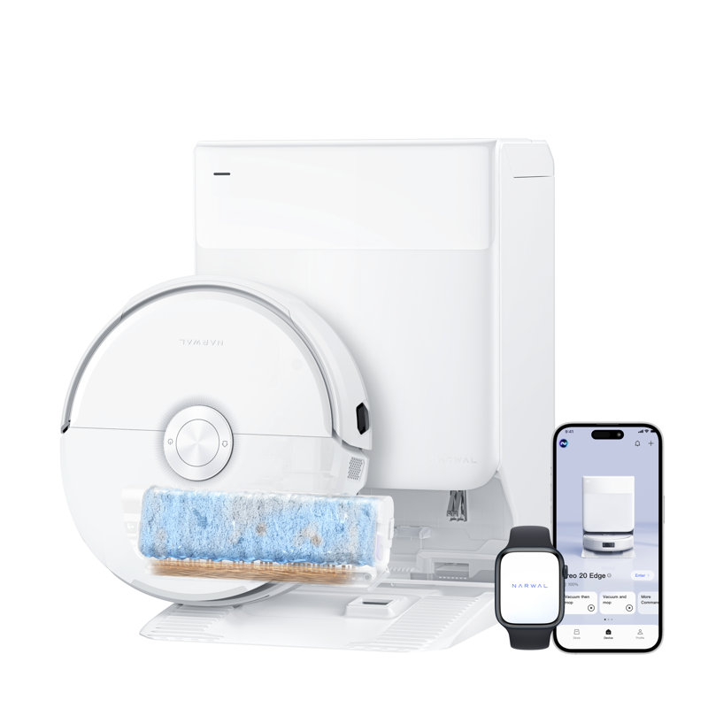 NARWAL Freo 20 Edge Robot Vacuum and Mop, 31000 Pa Suction, Self-Emptying