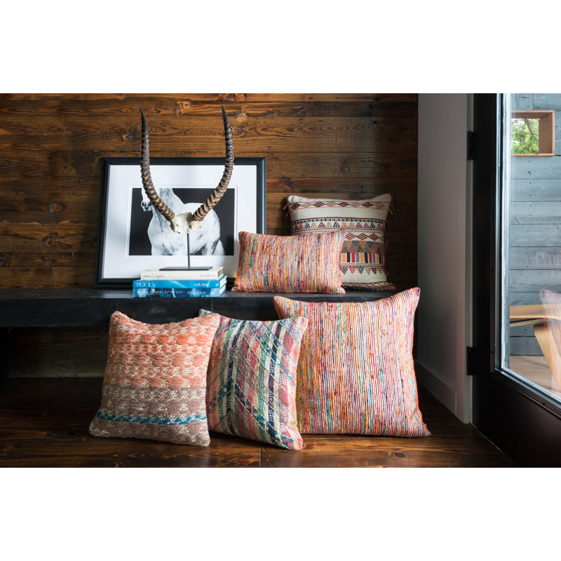 Hippocrates Decorative Throw Pillow, Rust, Polyester/Polyfill