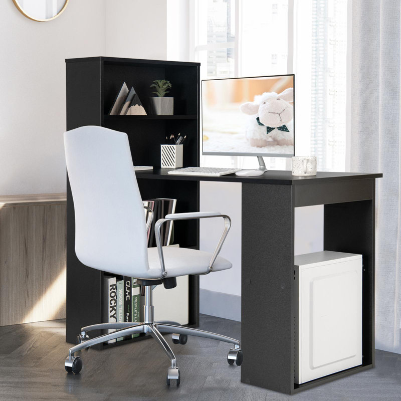 Darryus Computer Desk, Black