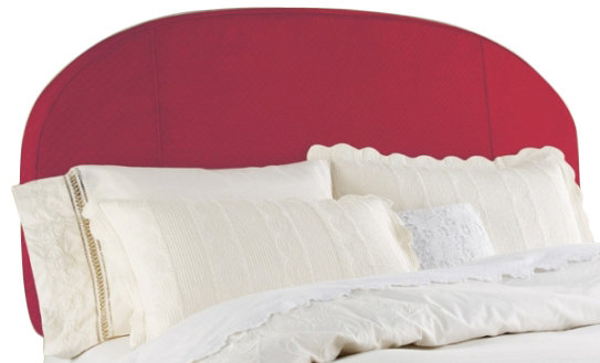 Tête rembourrée diamond matelassé, Très grand, Brique