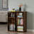 Soren Solid Wood Glass-Door Display Bookcase