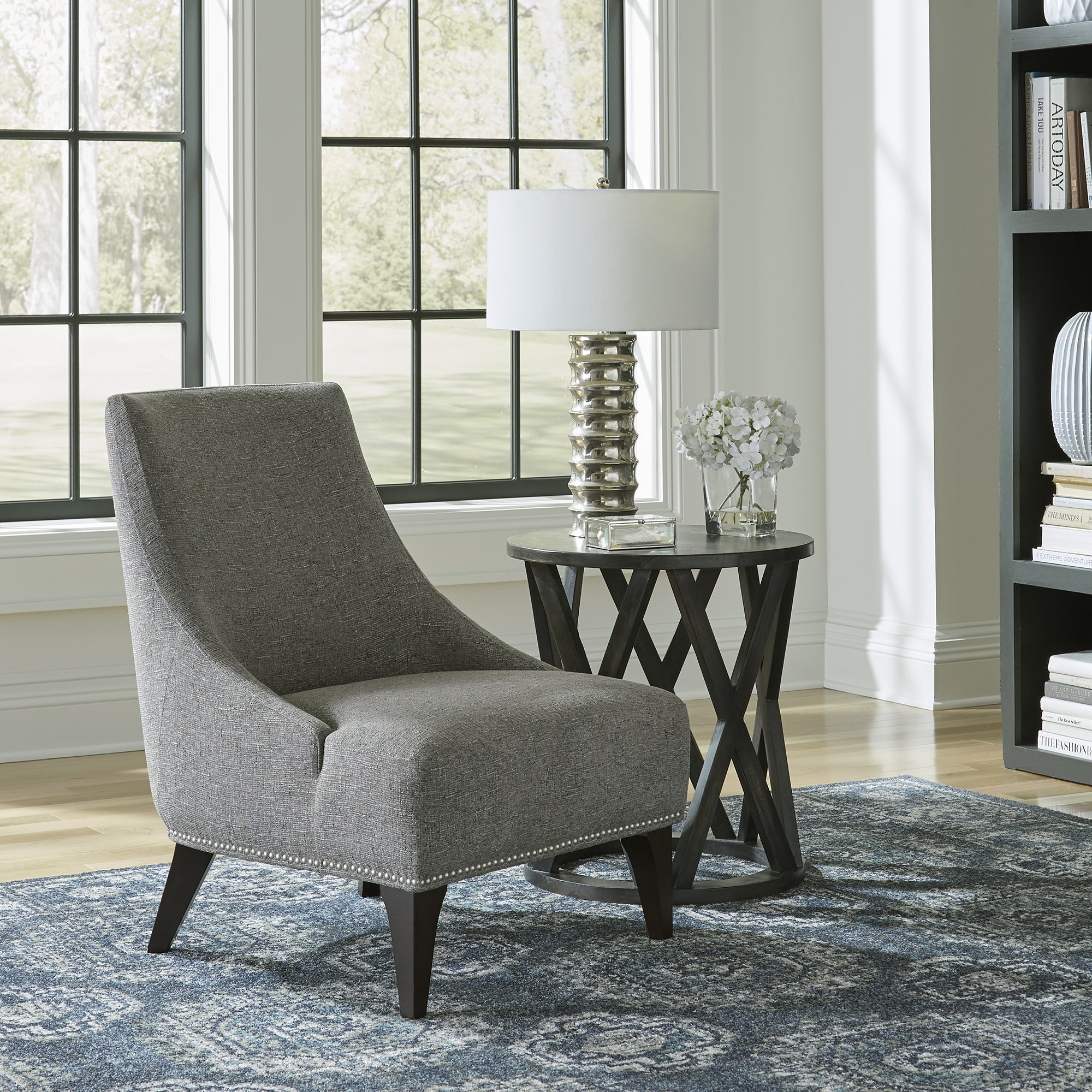 Red Barrel Studio Upholstered Accent Side Chair | Wayfair