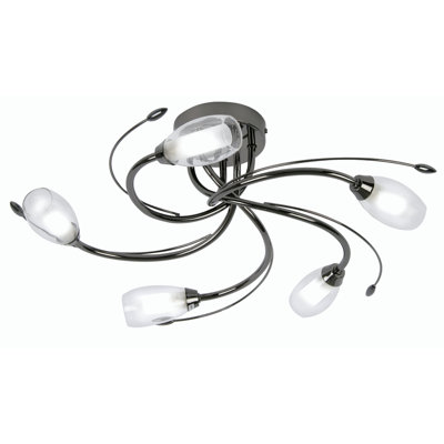 Newland Glass Semi Flush Mount