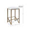 Tabouret de comptoir rembourré Marino