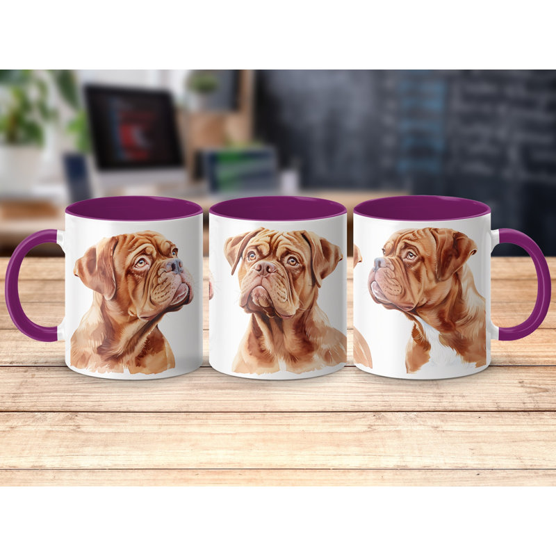 Ceramic Coffee Mug, 2, Purple