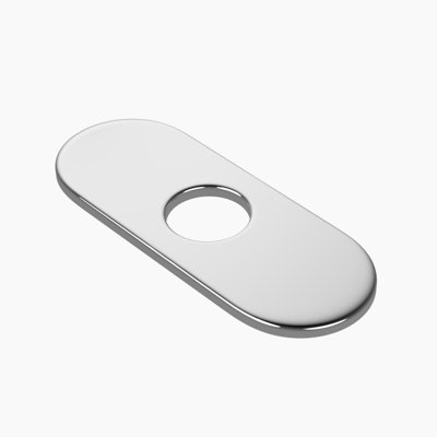 Lefton 6" Sink Cover Plate For 1 Or 3 Hole Bathroom Or Kitchen Faucet, Fcp2202