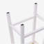 Tabourets de bar en bois massif K&K (pas cher en fer), ensemble de 2 chaises de bar de 25,6 po de hauteur, tabourets de comptoir de cuisine avec repose-pieds, tabourets de ferme pour la salle à manger, cuisine, comptoir, blanc