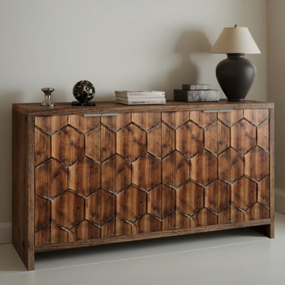 60" Kitchen Storage Sideboard Buffet Cabinet Console Table