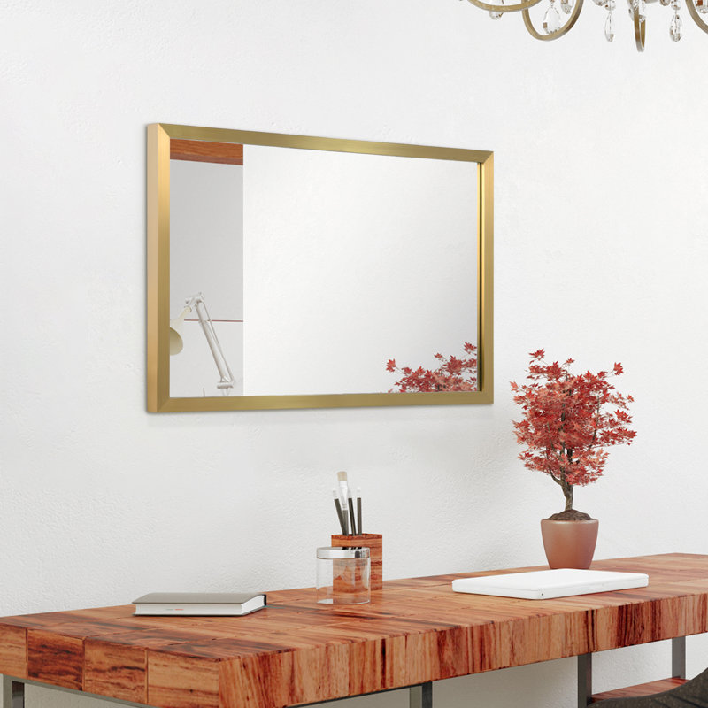 Miroir de salle de bain Humber, Or brossé
