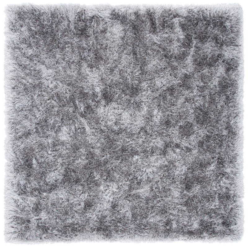 Bernelda Shag Performance Solid Color Rug, Square 6'7"