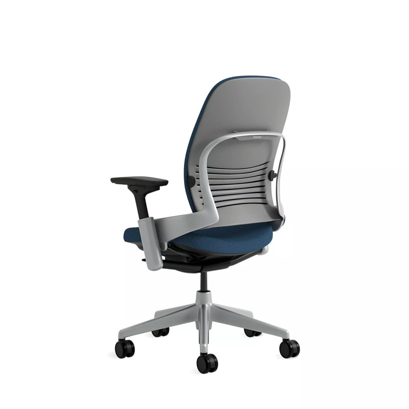 Steelcase Leap® Task Chair, Seagull, Harbor, Carpet Casters
