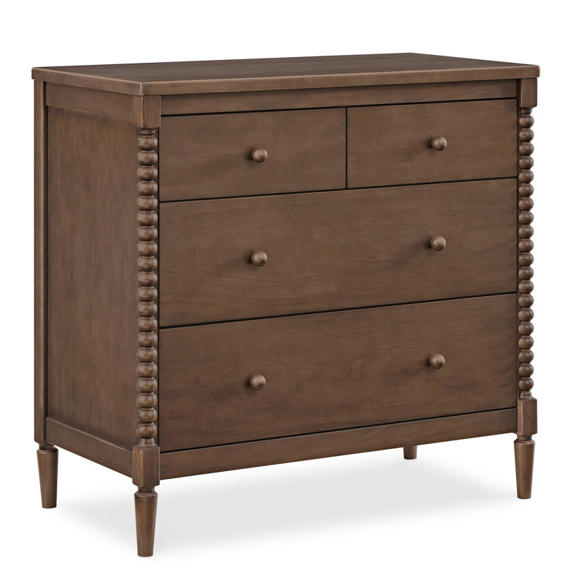 Saint Changing Table Dresser, Teak Brown
