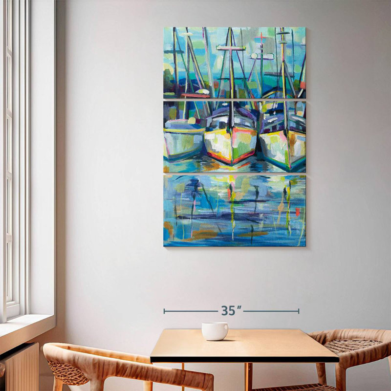 Mehar Morning Dock, 65" H x 42" W