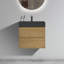 Meuble-lavabo de salle de bain avec lavabo, grand meuble-lavabo flottant mural de rangement, lavabo blanc une pièce sans drain ni robinet, pré-assemblé-622637877-622637879-622637876