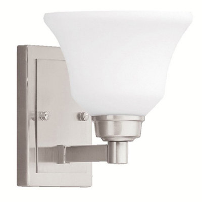 Applique murale 1 lumière Kichler 5388 Langford - Nickel