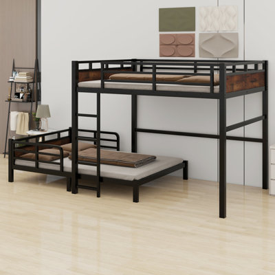 Separable Bunk Beds,With Raised Security Fence