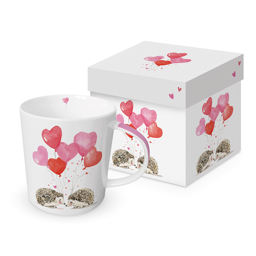 Hedgehogs in Love Trend Mug in Geschenkbox