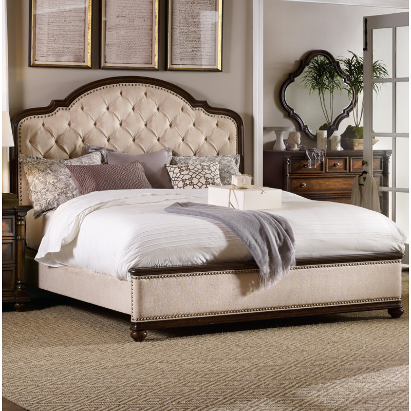 Leesburg Upholstered Standard Bed, California King, Yes