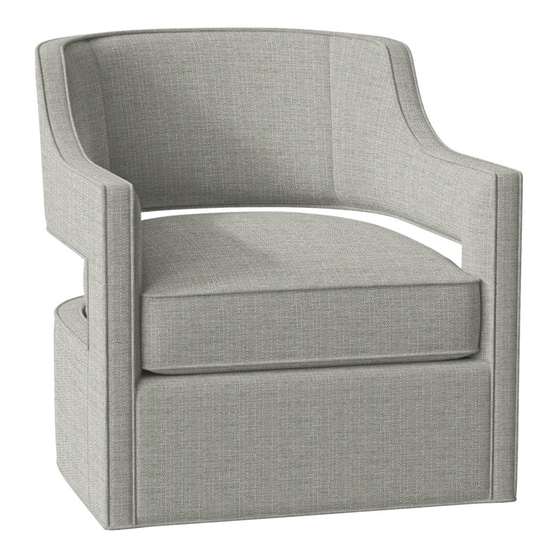Fauteuil pivotant l 29,5 po Phoebe, Perigold Willa céleri
