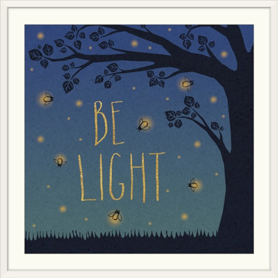 «Twilight Fireflies IV» par Laura Marshall - impression d'art textuel