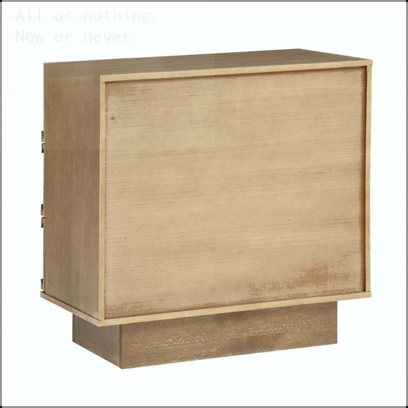 Armoire sculpturale à 3 tiroirs avec façade sculptée en forme de pilule