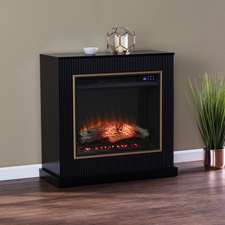 Darby Home Co Doegolia 33.25'' W Electric Fireplace | Wayfair