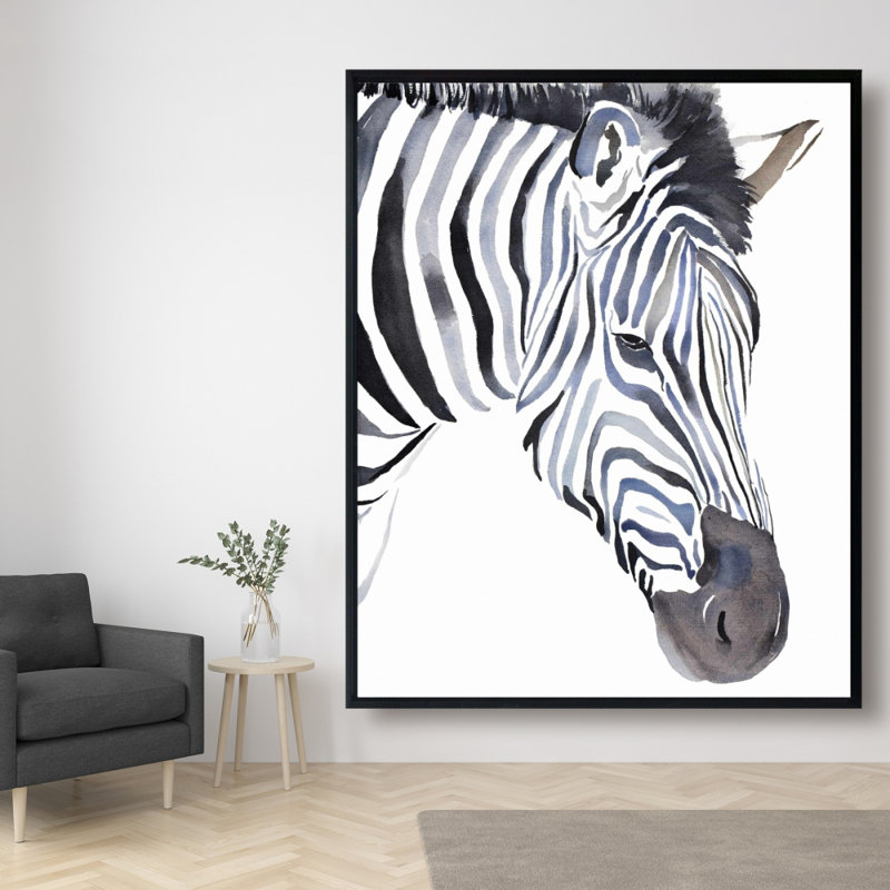 "Zèbre" sur toile
