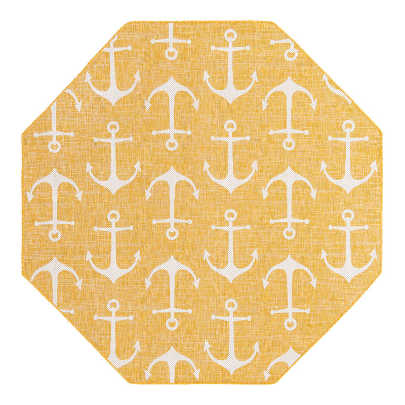 Indoor / Outdoor Rug, Octagon 7'10" x 7'10"