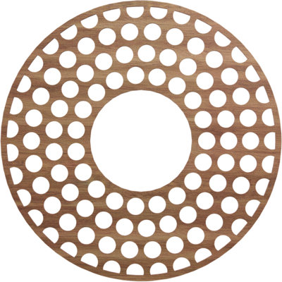 Médaillon de plafond en bois Fink