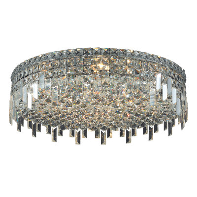 Marguerite Chrome Marguerite Clear Royal Cut Crystal