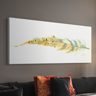 Tail Feather III- Gallery Wrapped Canvas -Ready to Hang