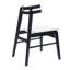 Chaises d'appoint de salle à manger rembourrées modernes avec pieds courbés et en bois massif pour la salle à manger / salon-1128786245-1128786240
