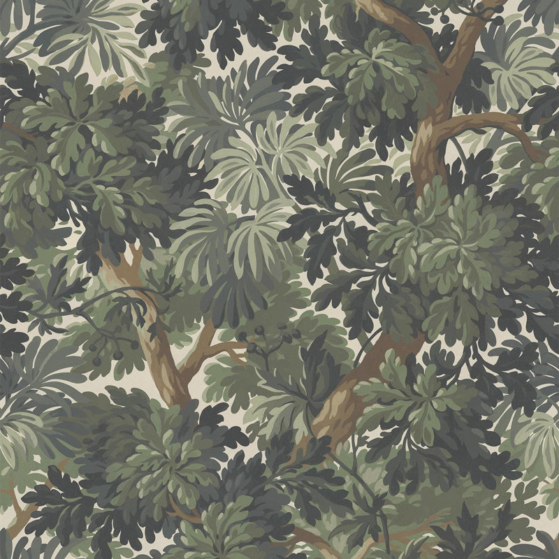 Foris Magna Wallpaper, Verdure, 32.81' L x 26.97" W