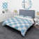 DesignArt Blue Checked Tartan Plaid Duvet Cover Set | Wayfair