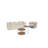 Small flat cream sand hair