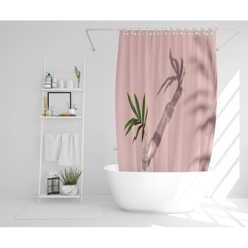 Elizabet 13 Piece Polyester Shower Curtain Set