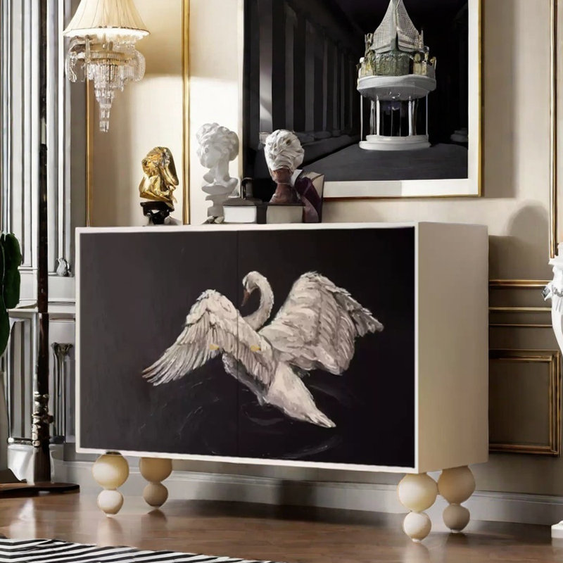 Armoire d'appoint en bois massif