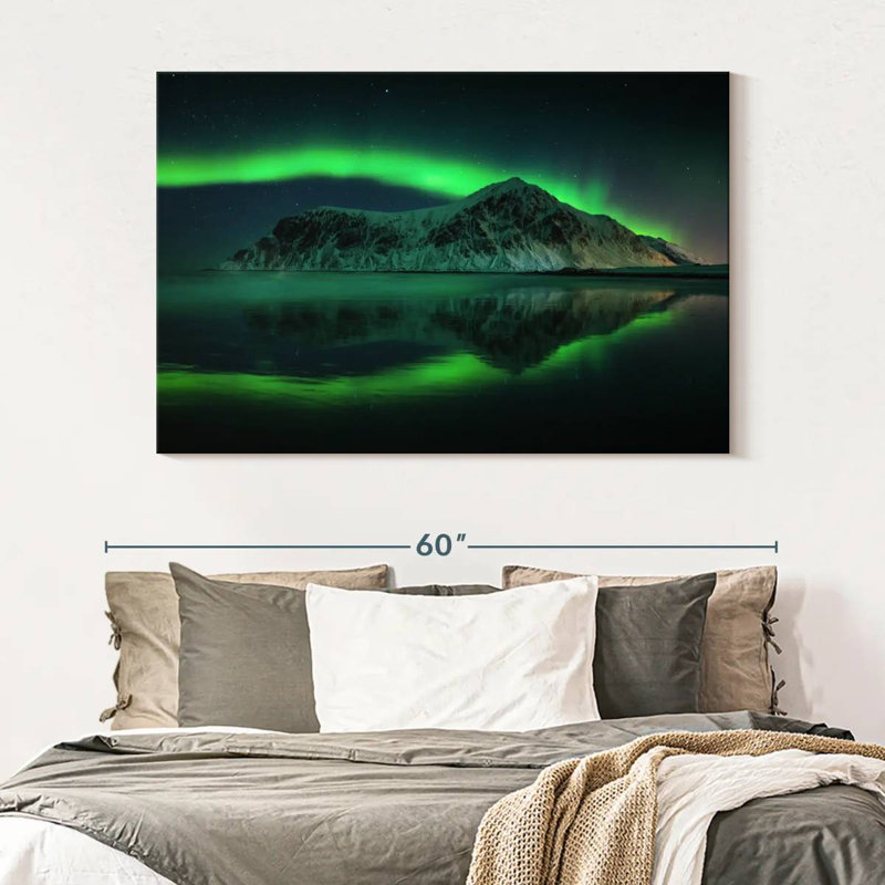 Paysage Alvord Northern Lights, H 34 po x l 51 po