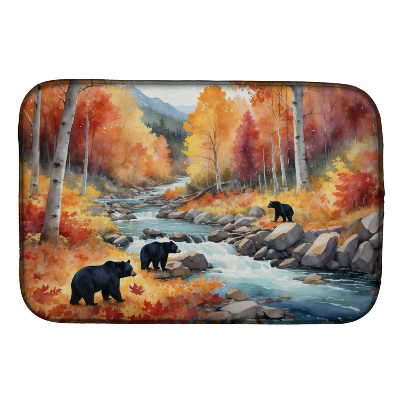 Tapis de séchage Bears Autumn in the Woods