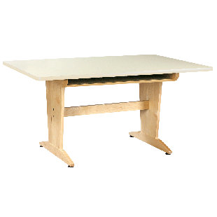 Solid Wood 60'' w Multi-Student Desk