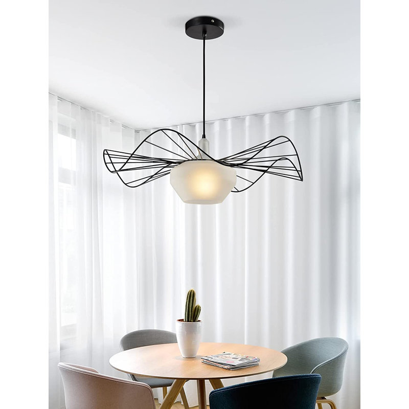 1 - Light Black Single Pendant