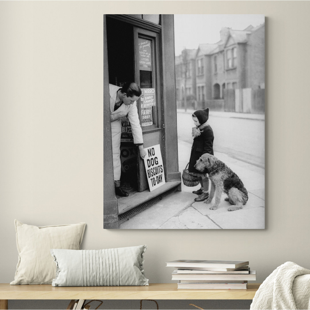 No Dog Biscuits - Wrapped Canvas Art Prints